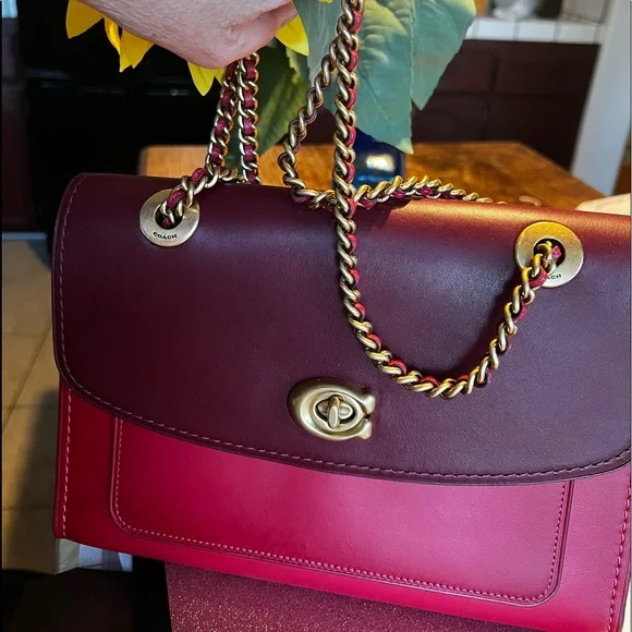 🌹  NEW WITH TAG COACH PARKER COLORBLOCK SHOULDER BAG - Picture 8 of 12